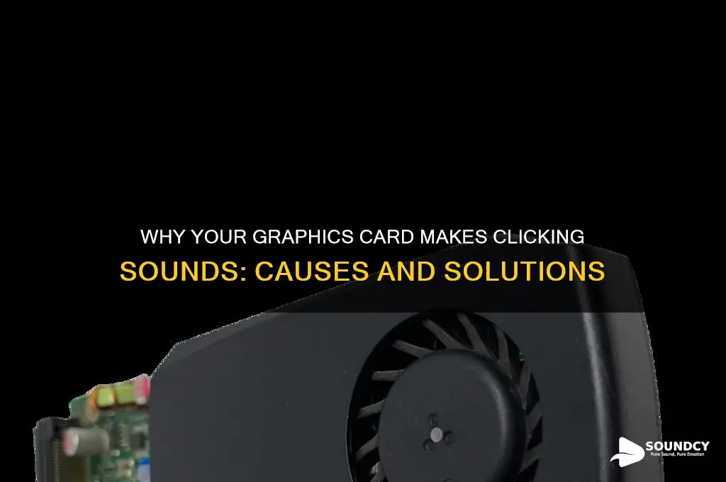 do graphics card clicking sound