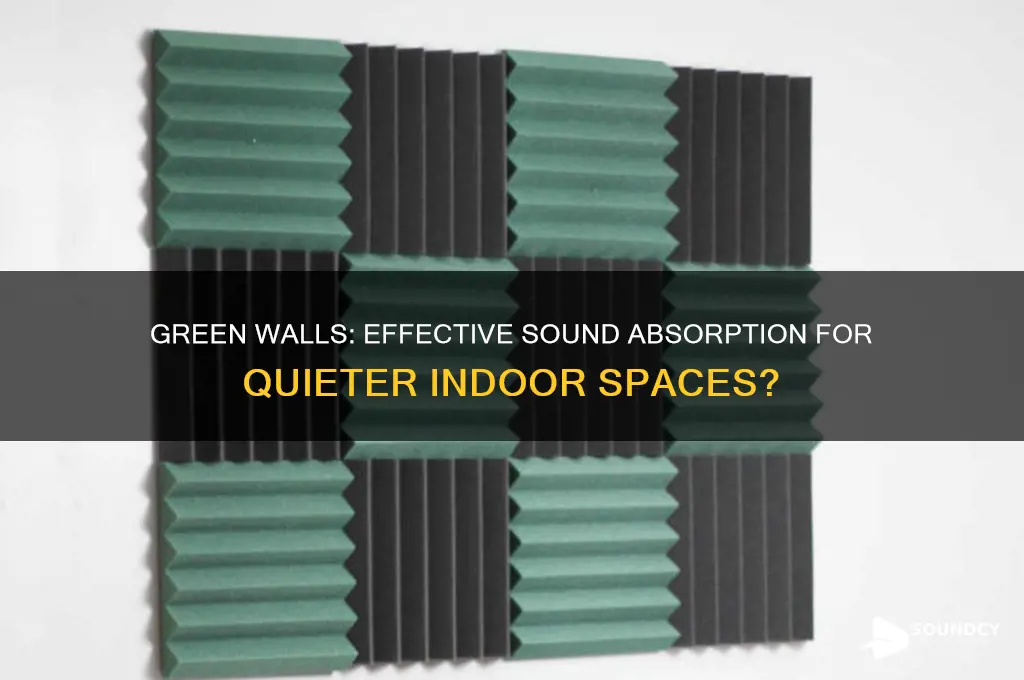 do green walls absorb sound