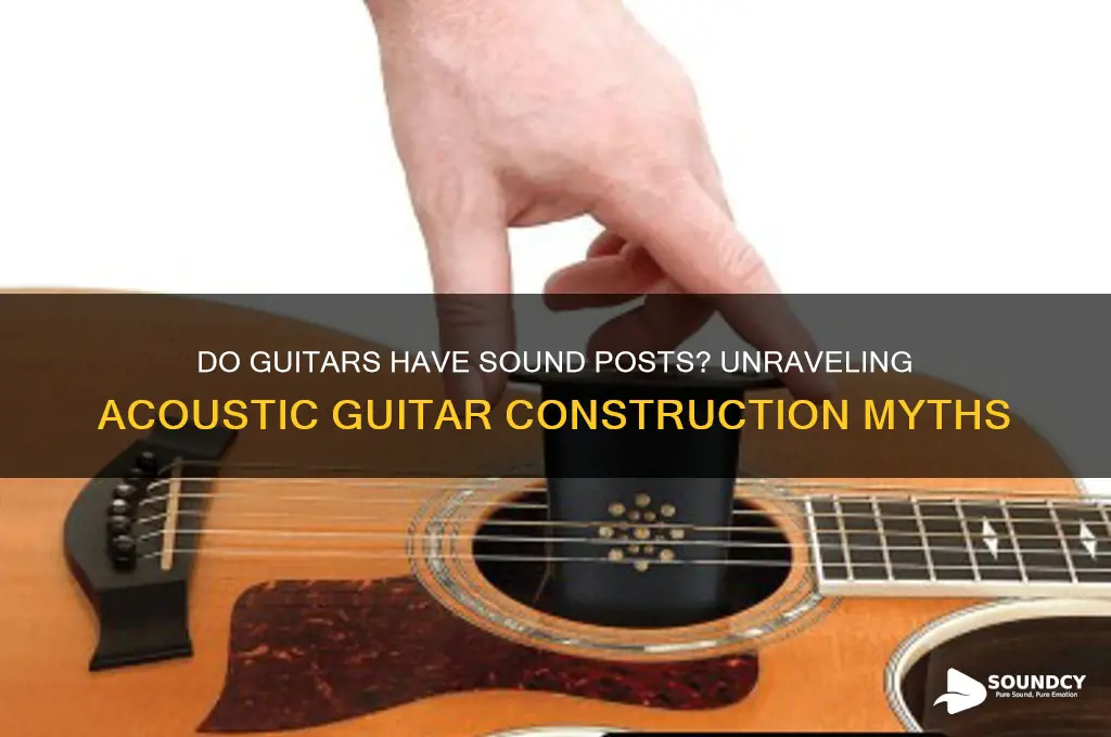 do guitars have sound post