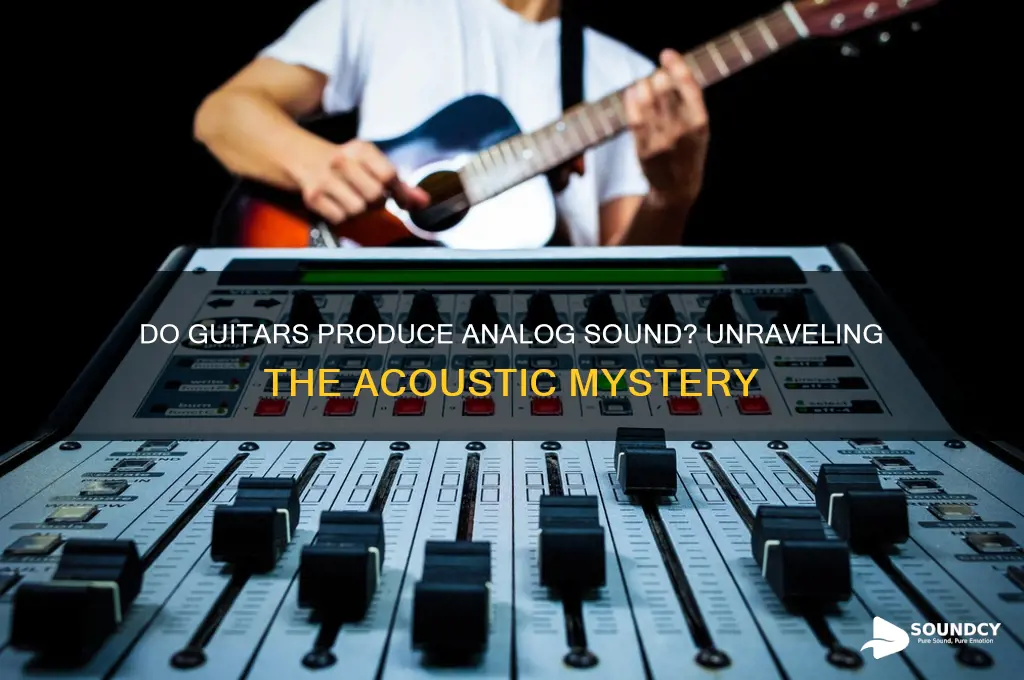 do guitars make analog sound
