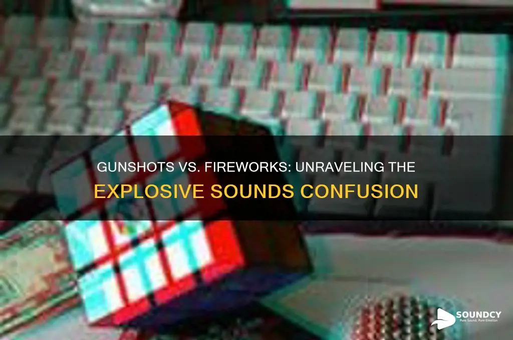 do gunshots sound like fireworks
