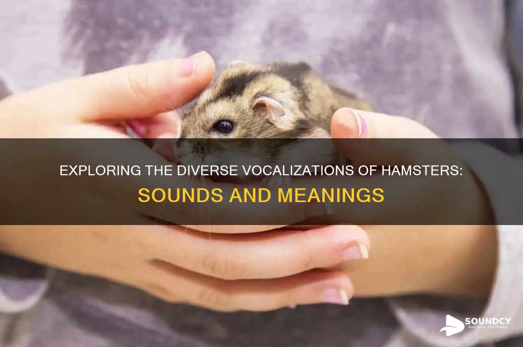 do hampsters have varied sounds