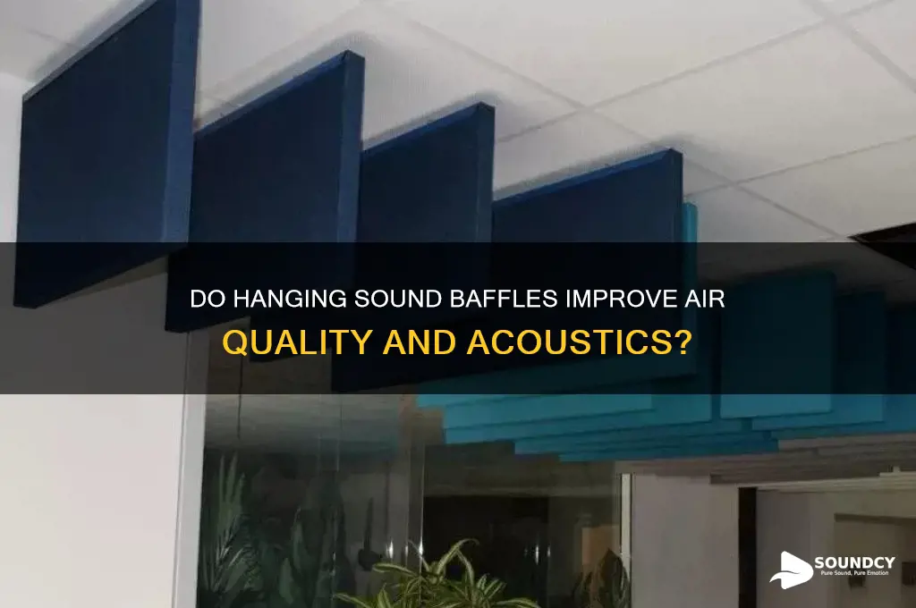 do hanging sound baffles air