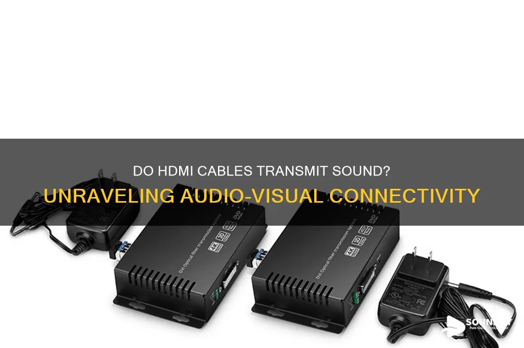 do hdmi cables transmit sound