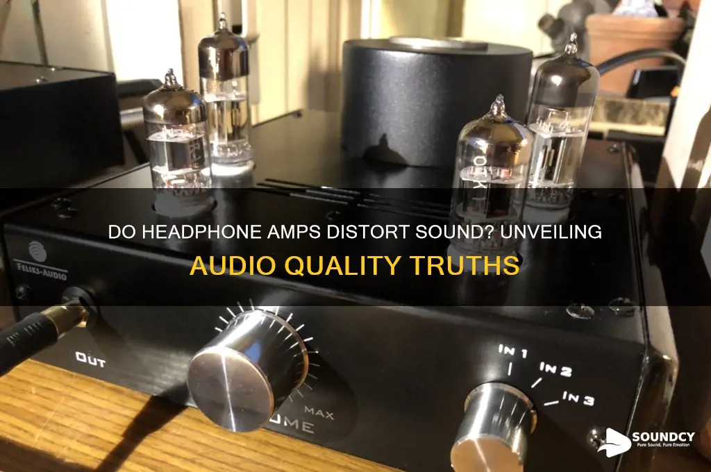 do headphone amps distort sound