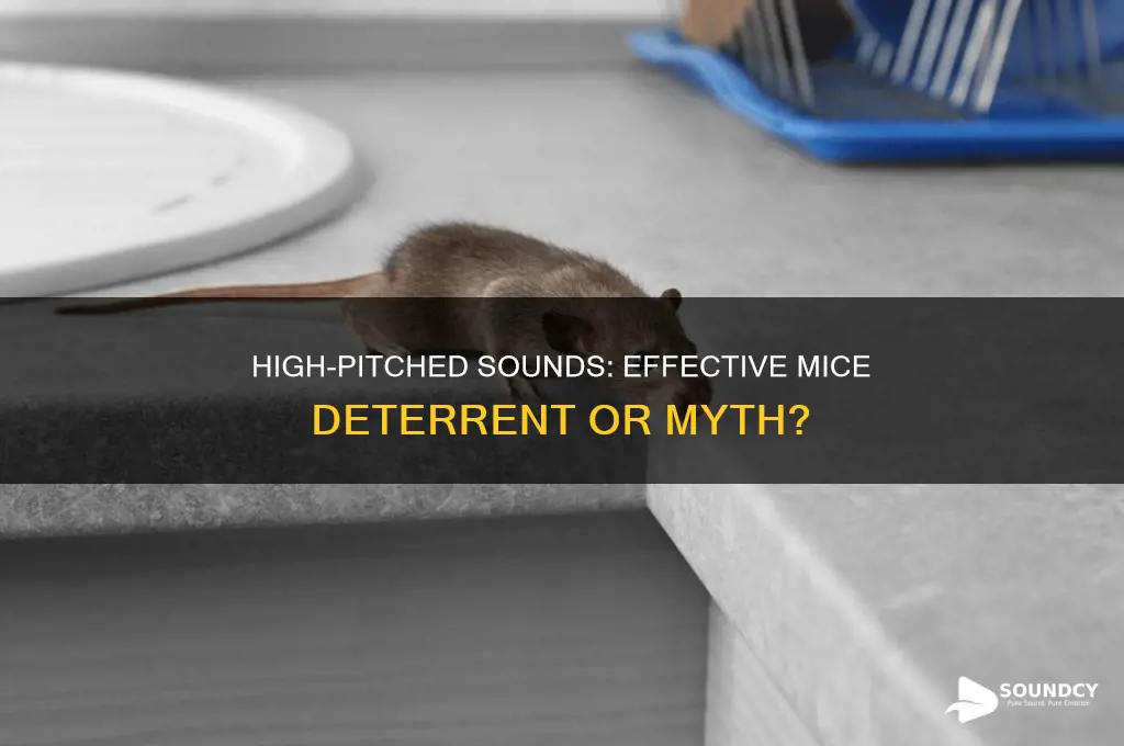 do high pitch sounds deter mice
