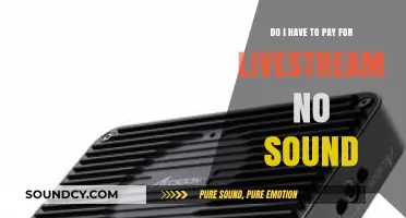 Livestream No Sound: Do You Need to Pay for Silence?