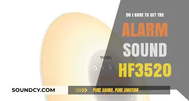 Setting Alarm Sound HF3520: Is It Necessary for Your Device?
