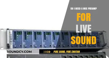 Mic Preamp for Live Sound: Essential Gear or Optional Upgrade?