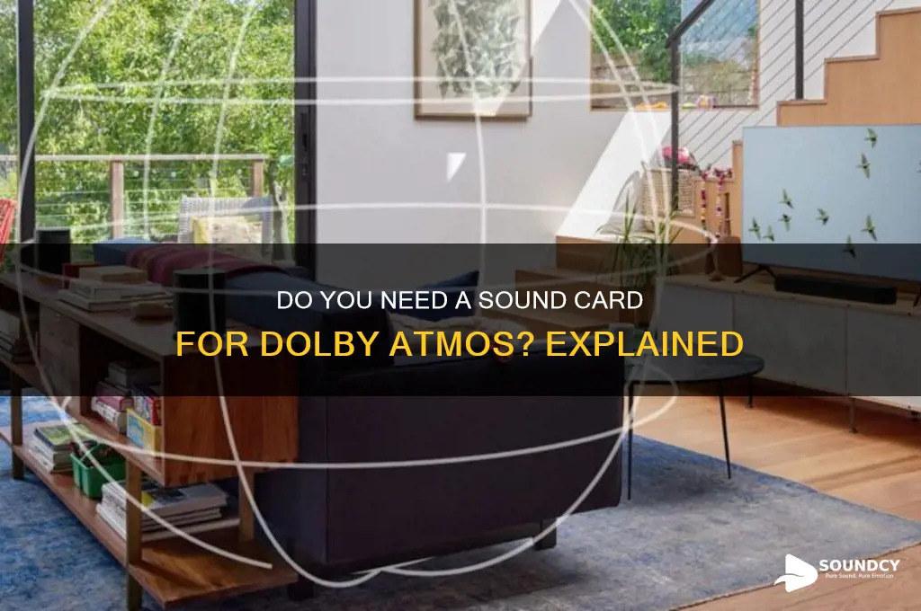 do i need a sound card for dolby atmos