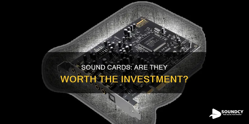 do i need a sound card