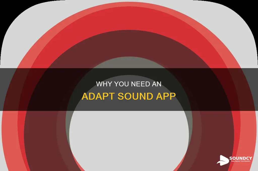 do i need adapt sound app