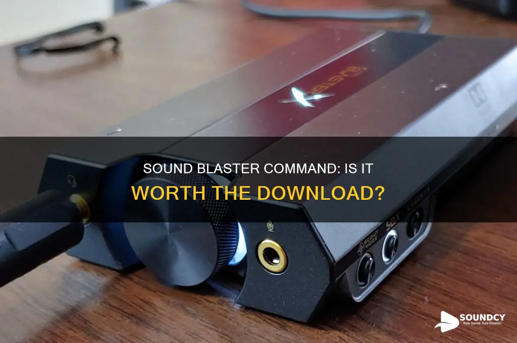 do i need sound baster command
