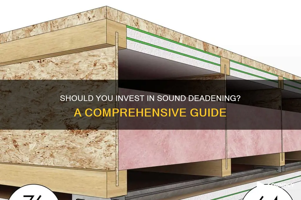 do i need sound deadening