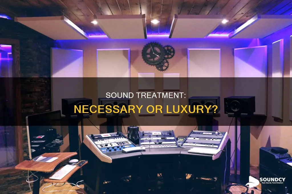 do i need sound treated room