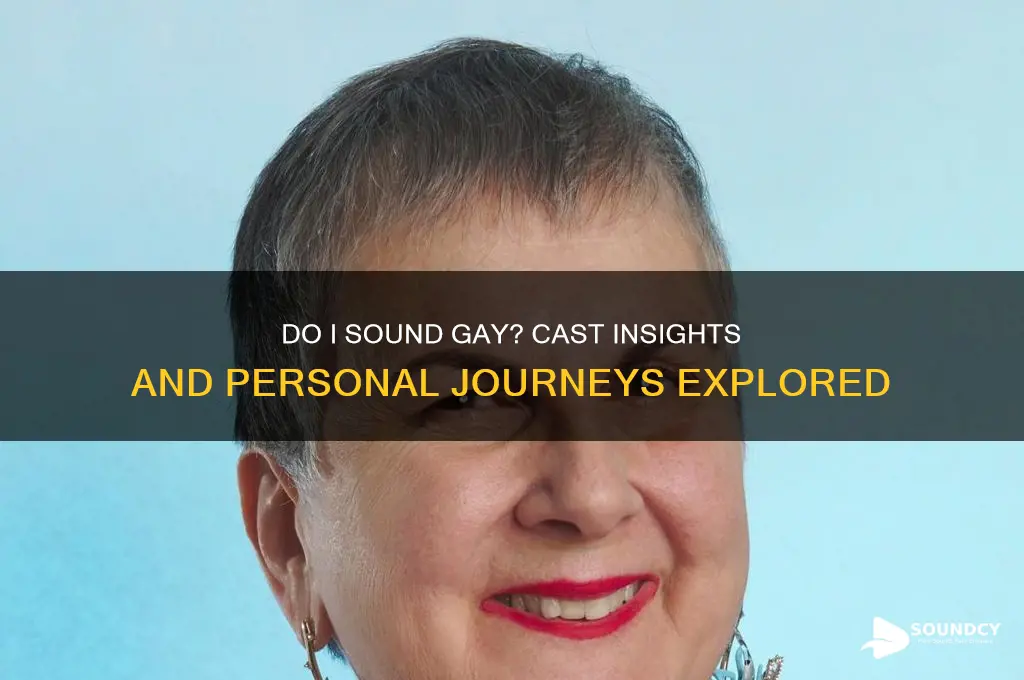 do i sound gay cast