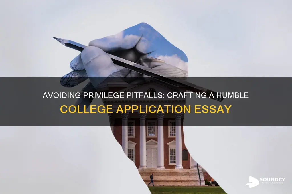 do i sound too wealthy in my college application