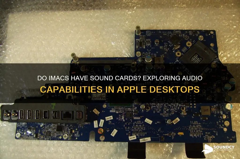 do imacs have sound cards