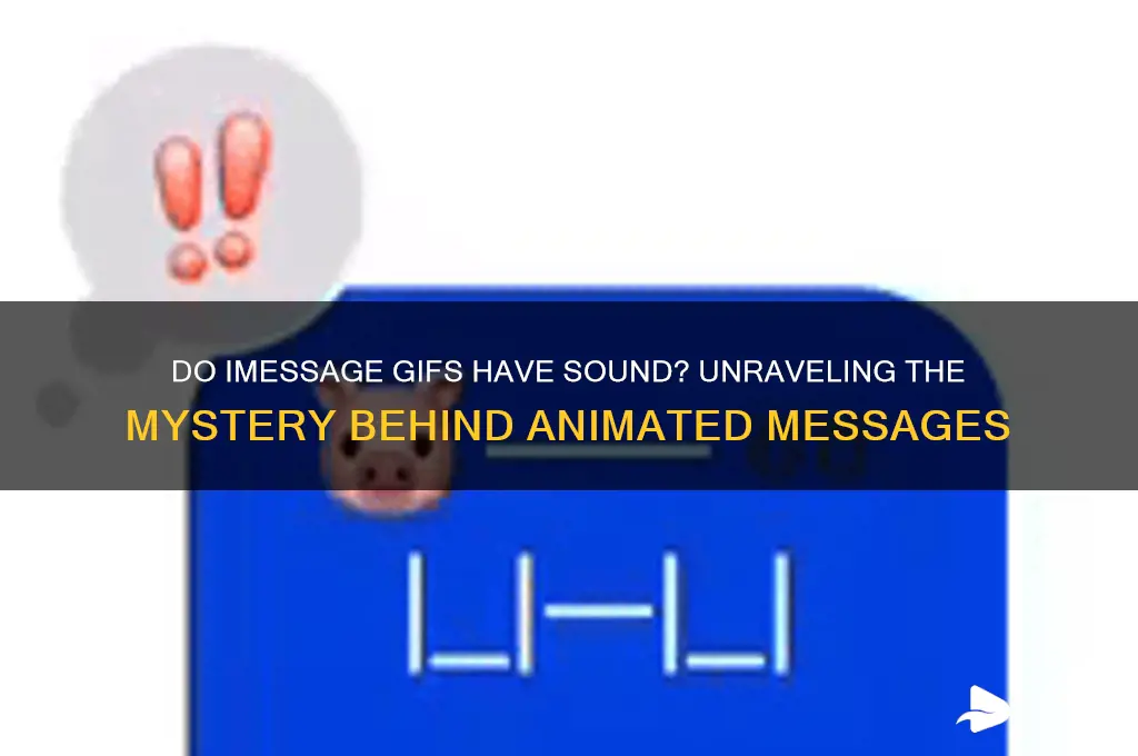 do imessage gifs have sound