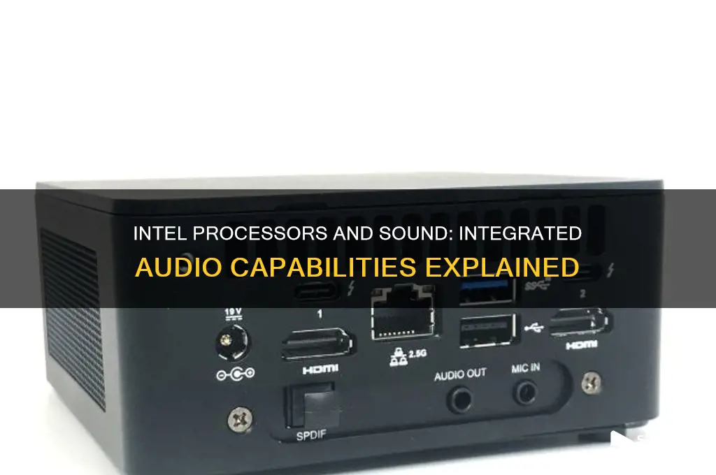 do intel processors have sound