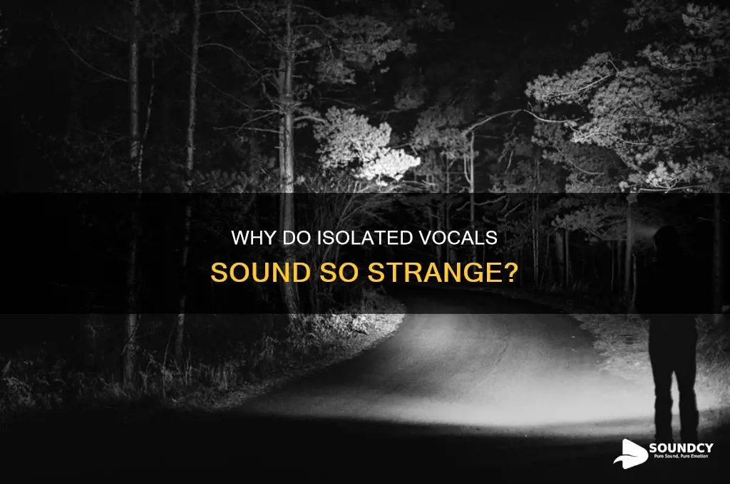 do isolated vocals always sound weird