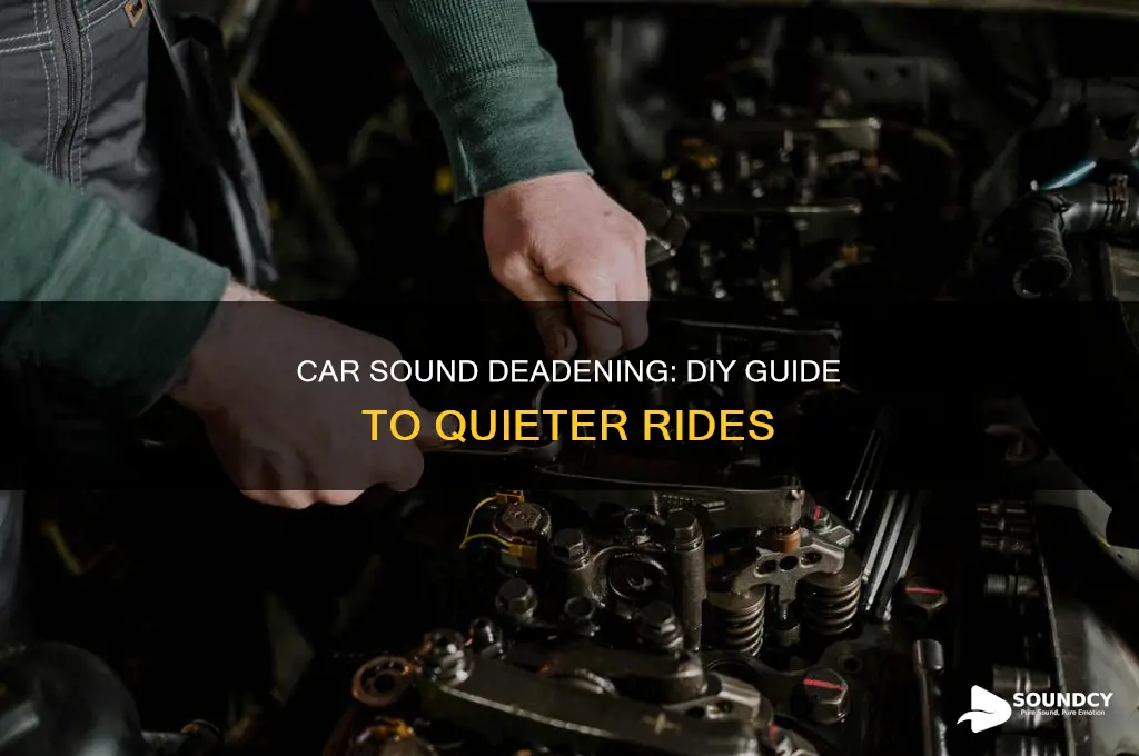 do it yourself car sound deadening