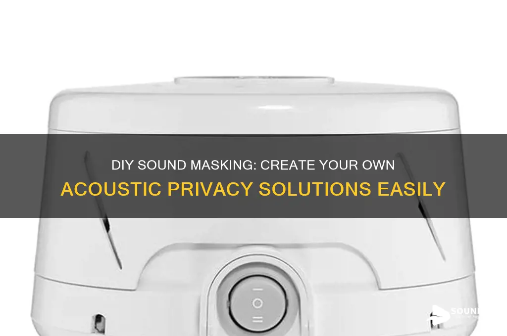 do it yourself sound masking
