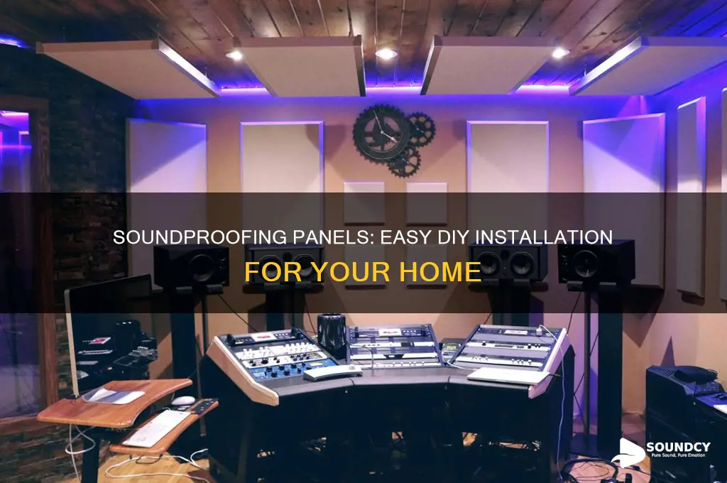 do it yourself sound proofing panels