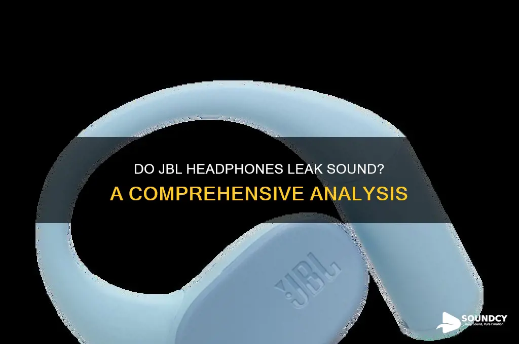 do jbl headphones leak sound