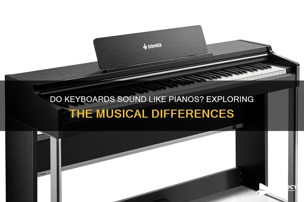 do keyboards sound like pianos