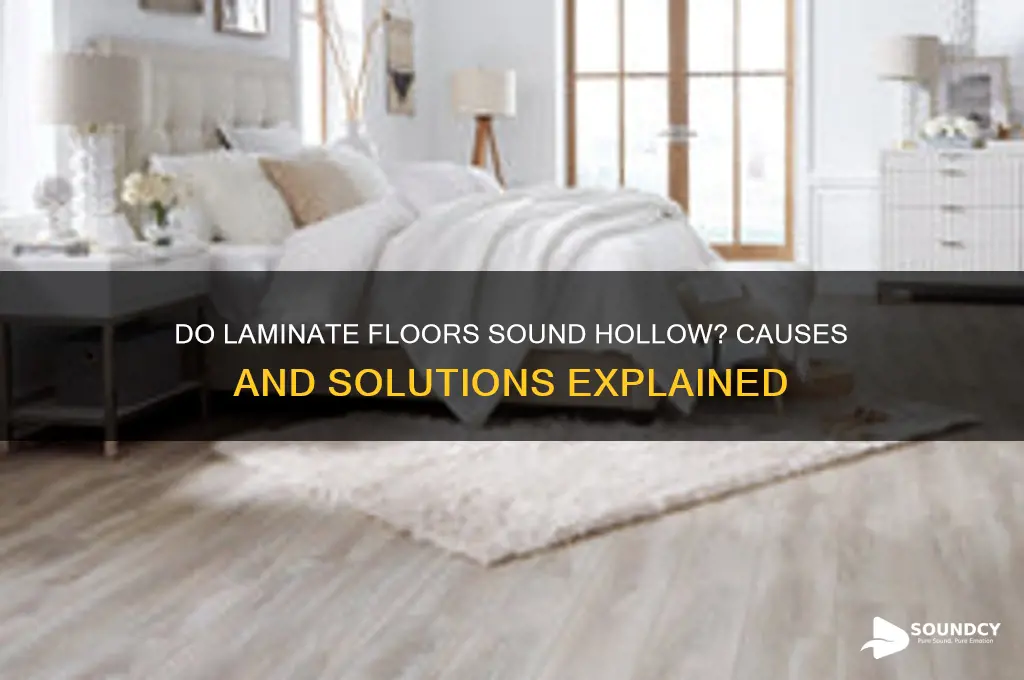 do laminate floors sound hollow