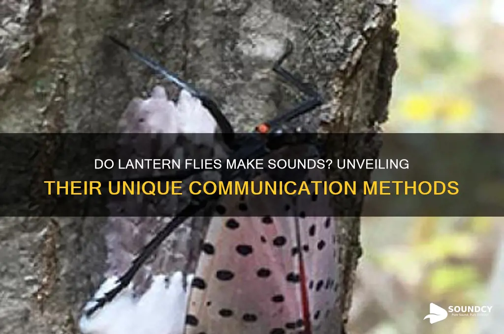 do lantern flies make sounds