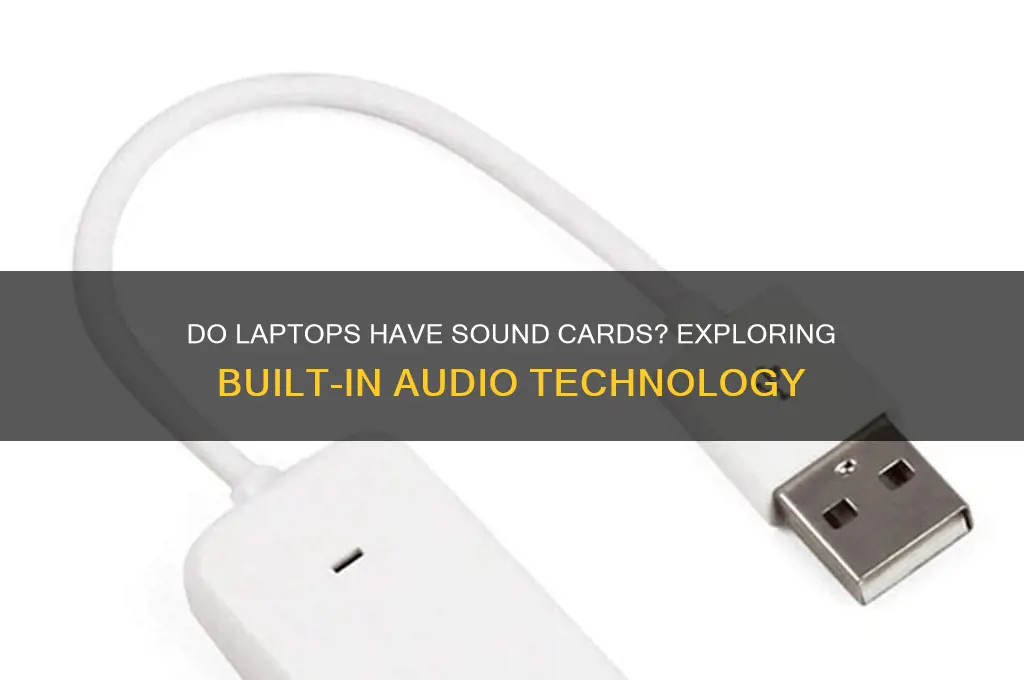 do laptops have sound cards