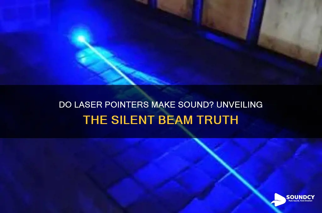 do laser pointers make sound
