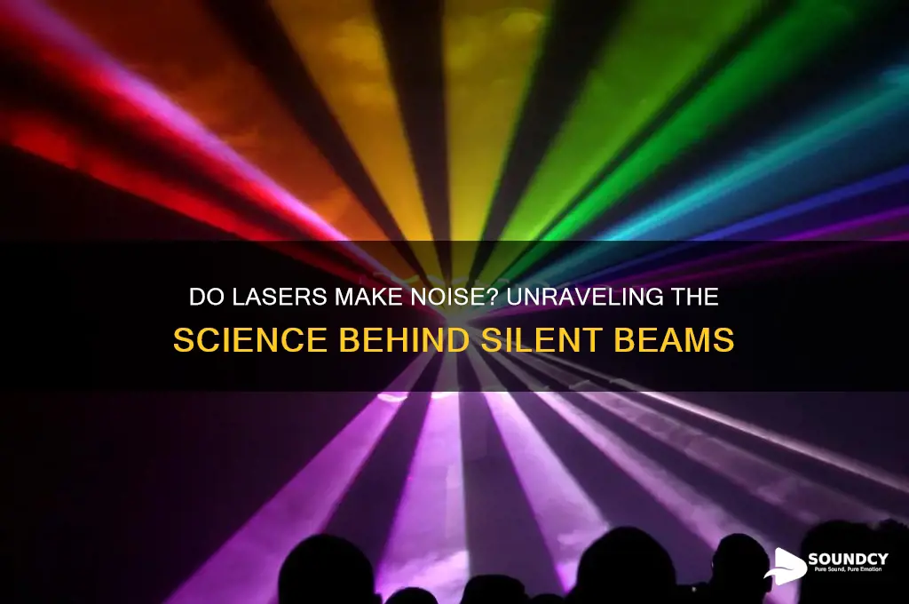 do lasers make a sound