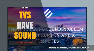 Do LED TVs Have Sound? Exploring Audio Features and Options