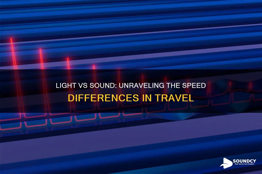 do light and sound travel at the same speed