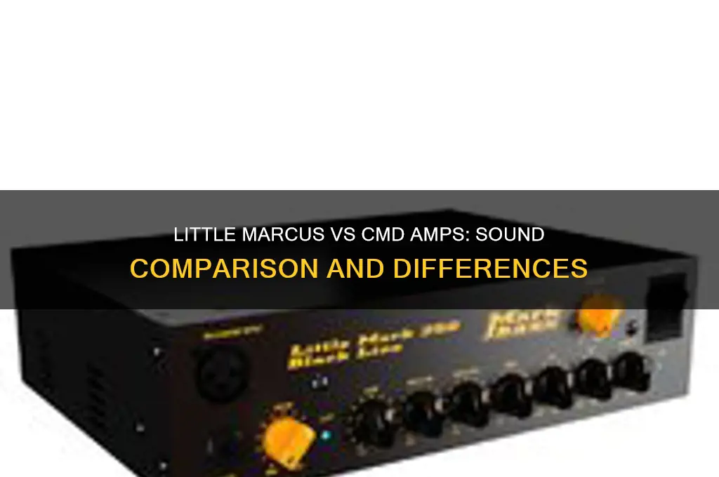 do little marcus amps sound the same as cmd