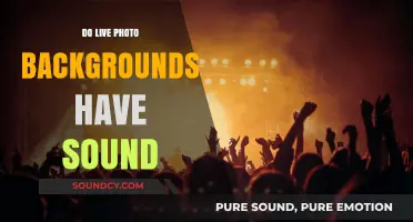 Live Photo Backgrounds: Sound or No Sound?