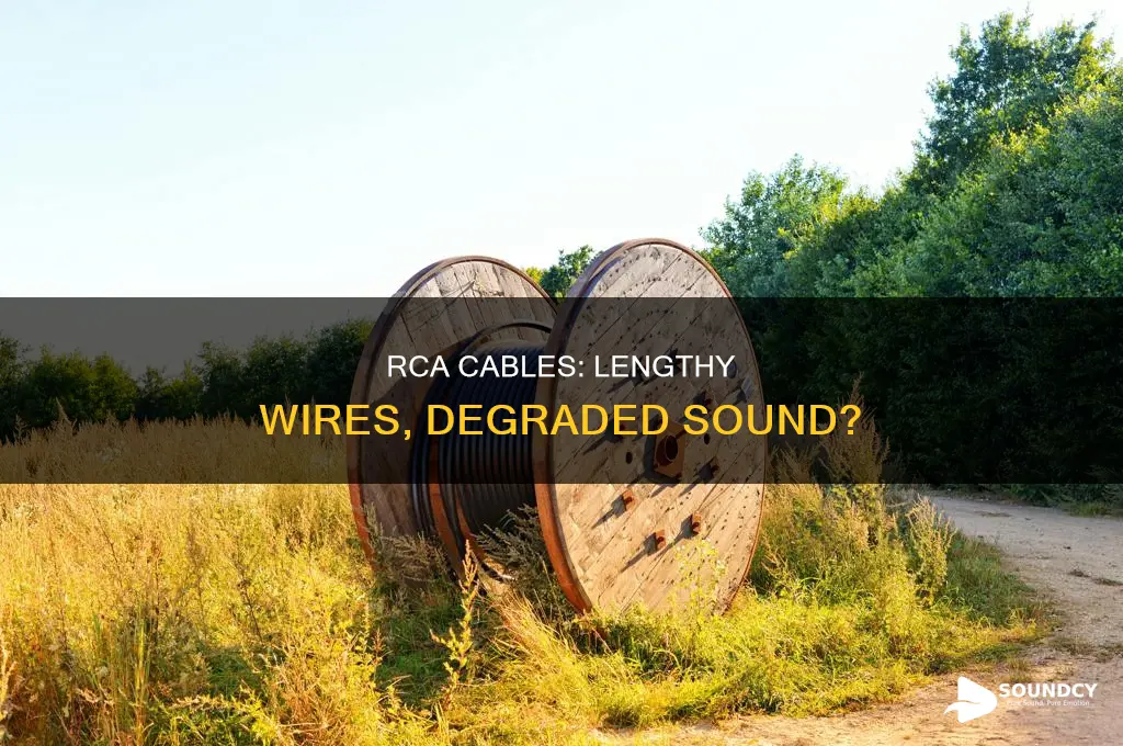 do long rca cables degrade sound