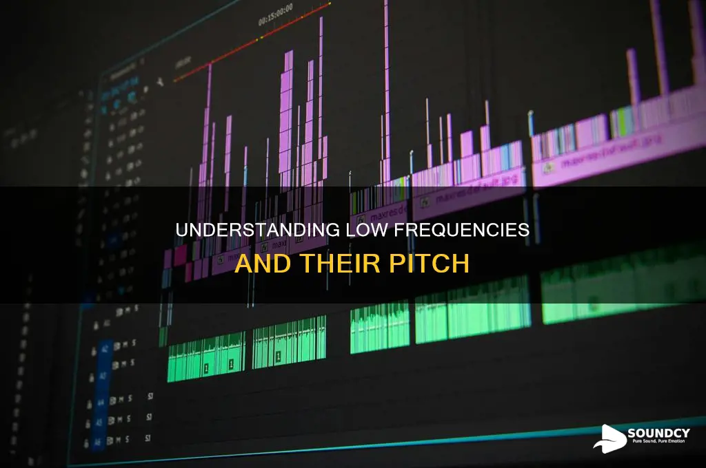 do low frequencies sound low pitched