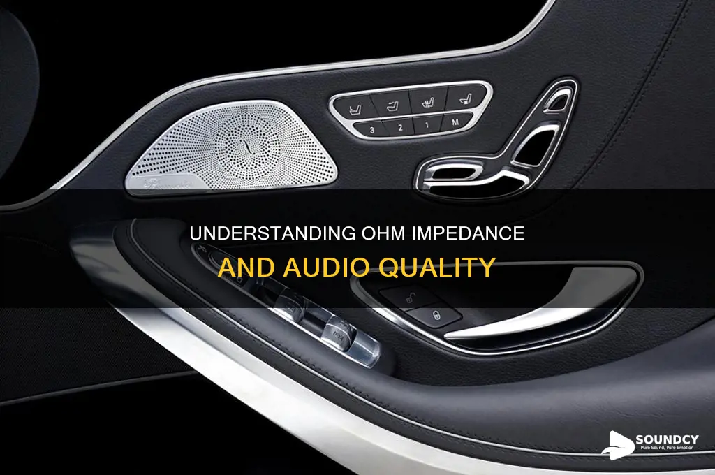 do lower ohms cause flatter sound