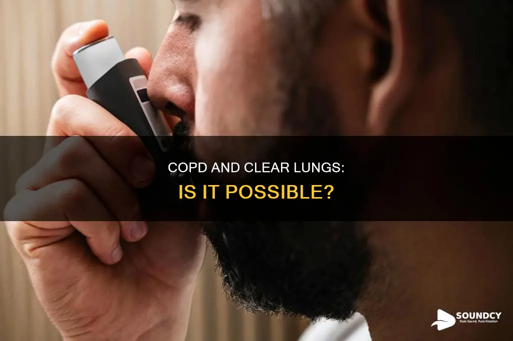 do lungs sound clear with copd