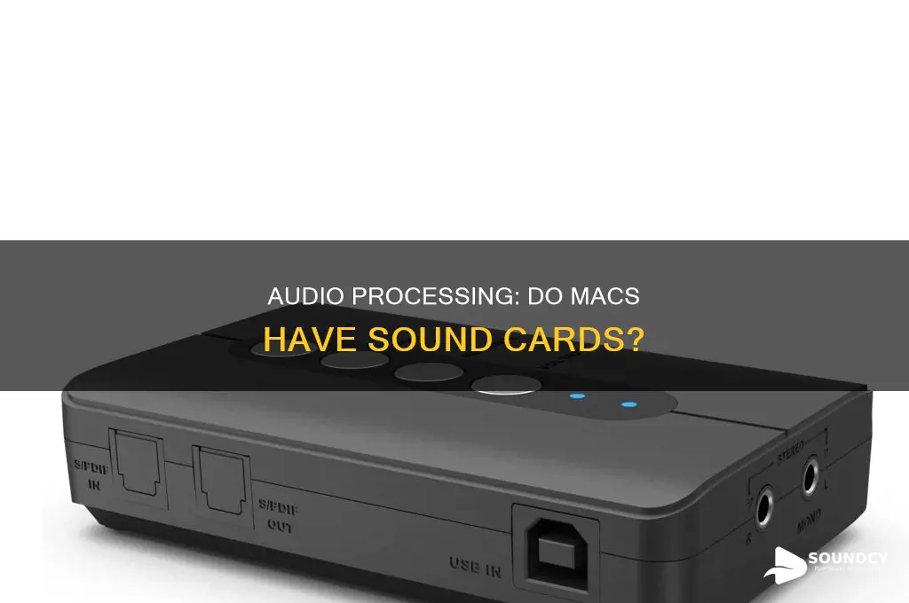 do macs have a sound card