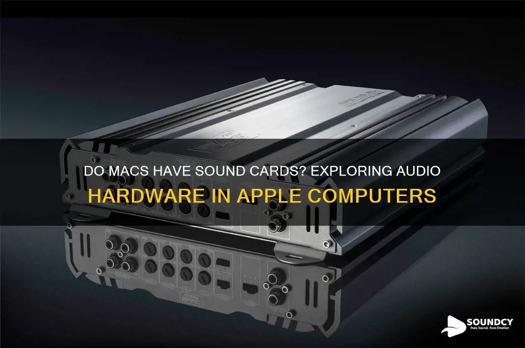 do macs have sound cards