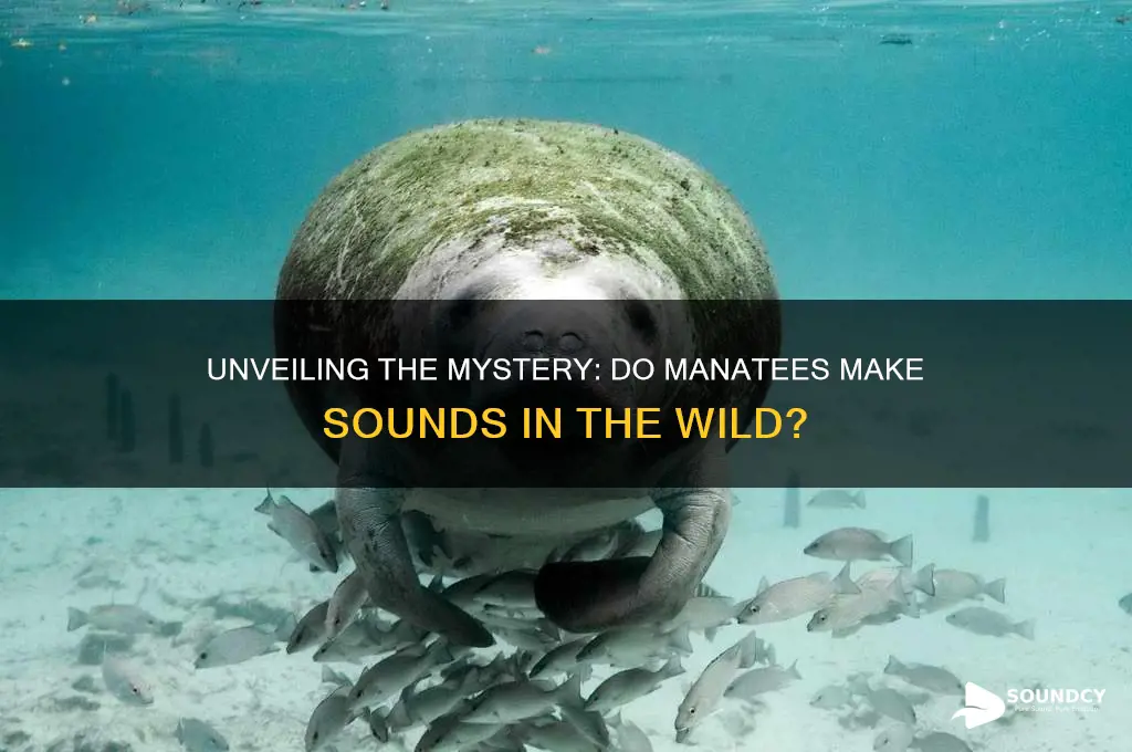 do manatees make a sound