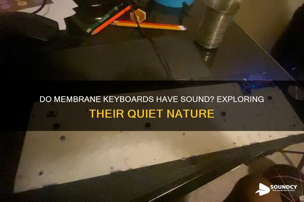 do membrane keyboards have sound
