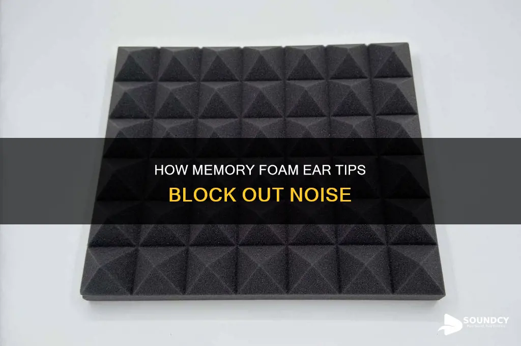 do memory foam eartiops deaden sound