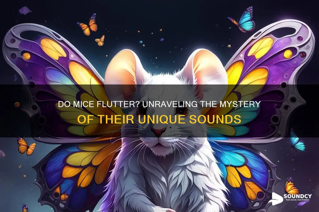 do mice make flutter sound