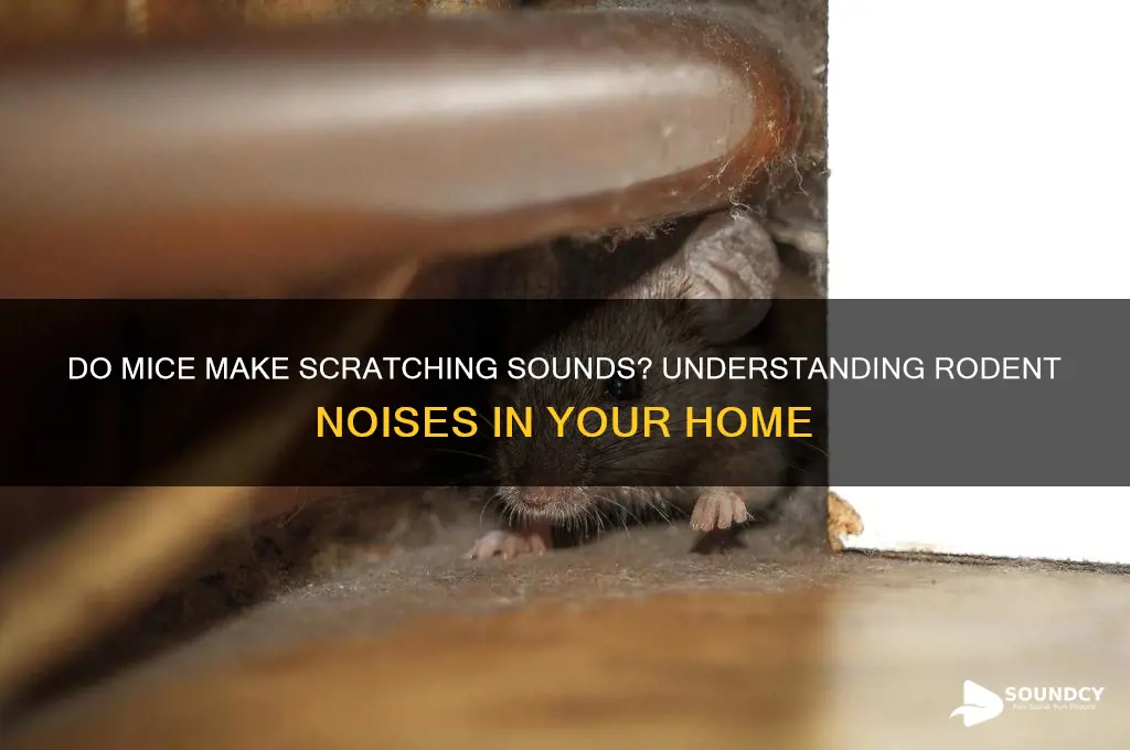 do mice make scratching sounds